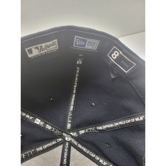 COPY - New York Yankees Hat Inaugural Season 2009 New Era World Series Fitted C… - Picture 8 of 11